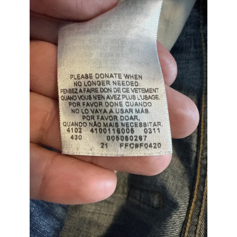 Levi's 505 Regular Fit Straight Leg Jeans Men's 36x32 Blue Denim Medium Wash Y2K